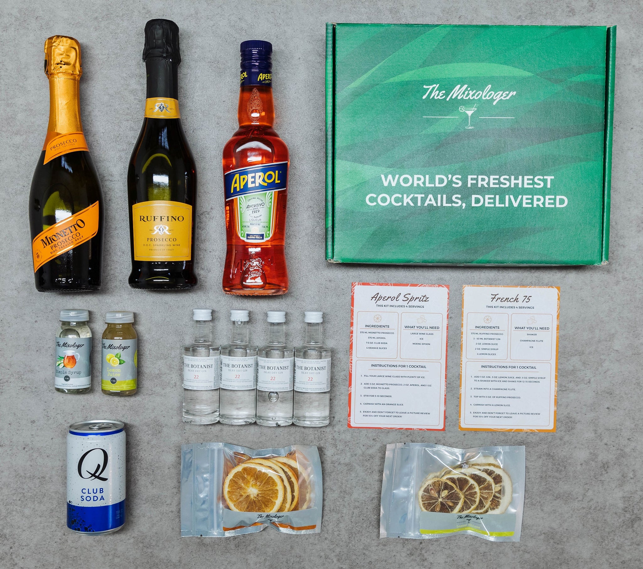 Aperol Spritz & French 75 Mixologer The Box –