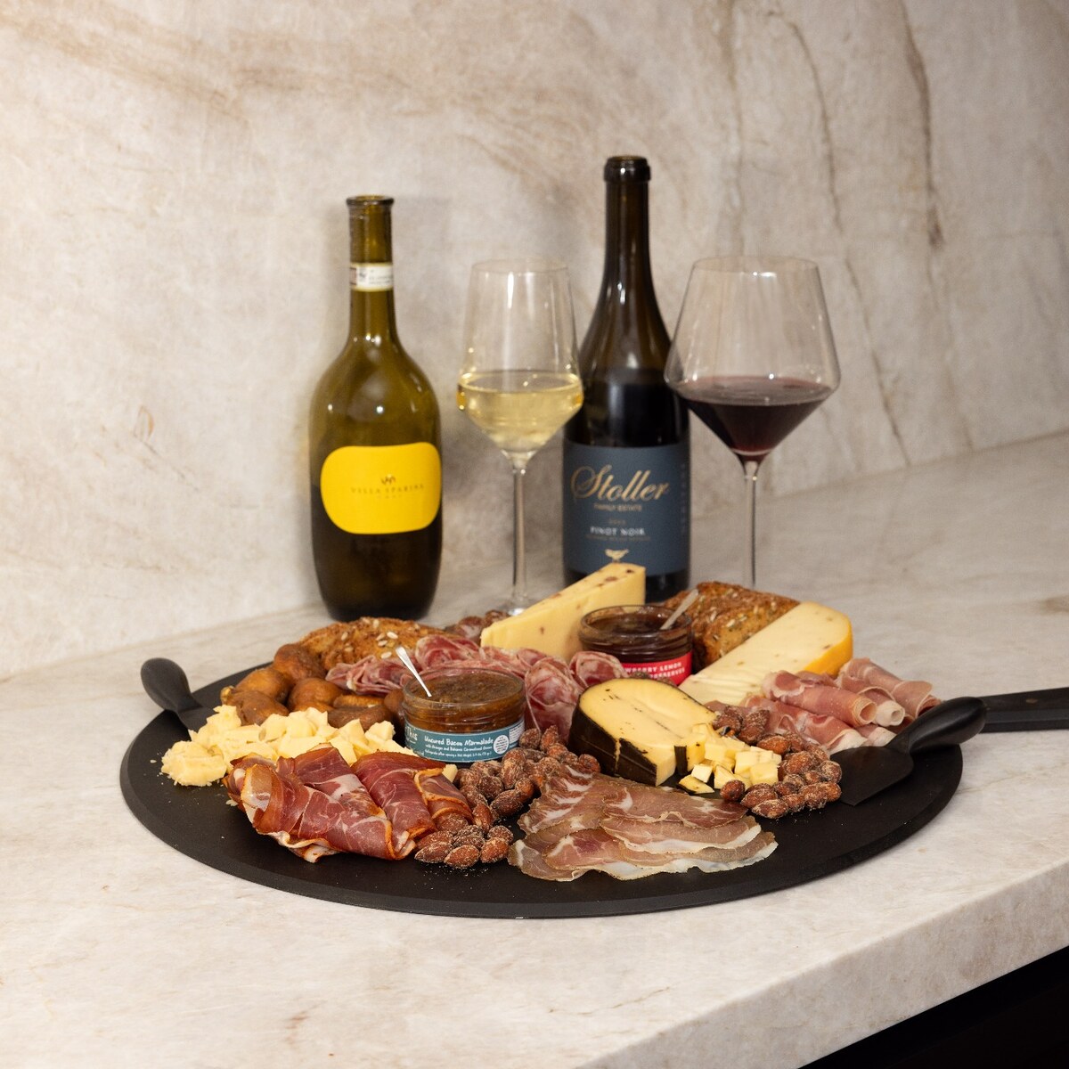 Brunch Charcuterie, Willamette Pinot, and Italian Gavi