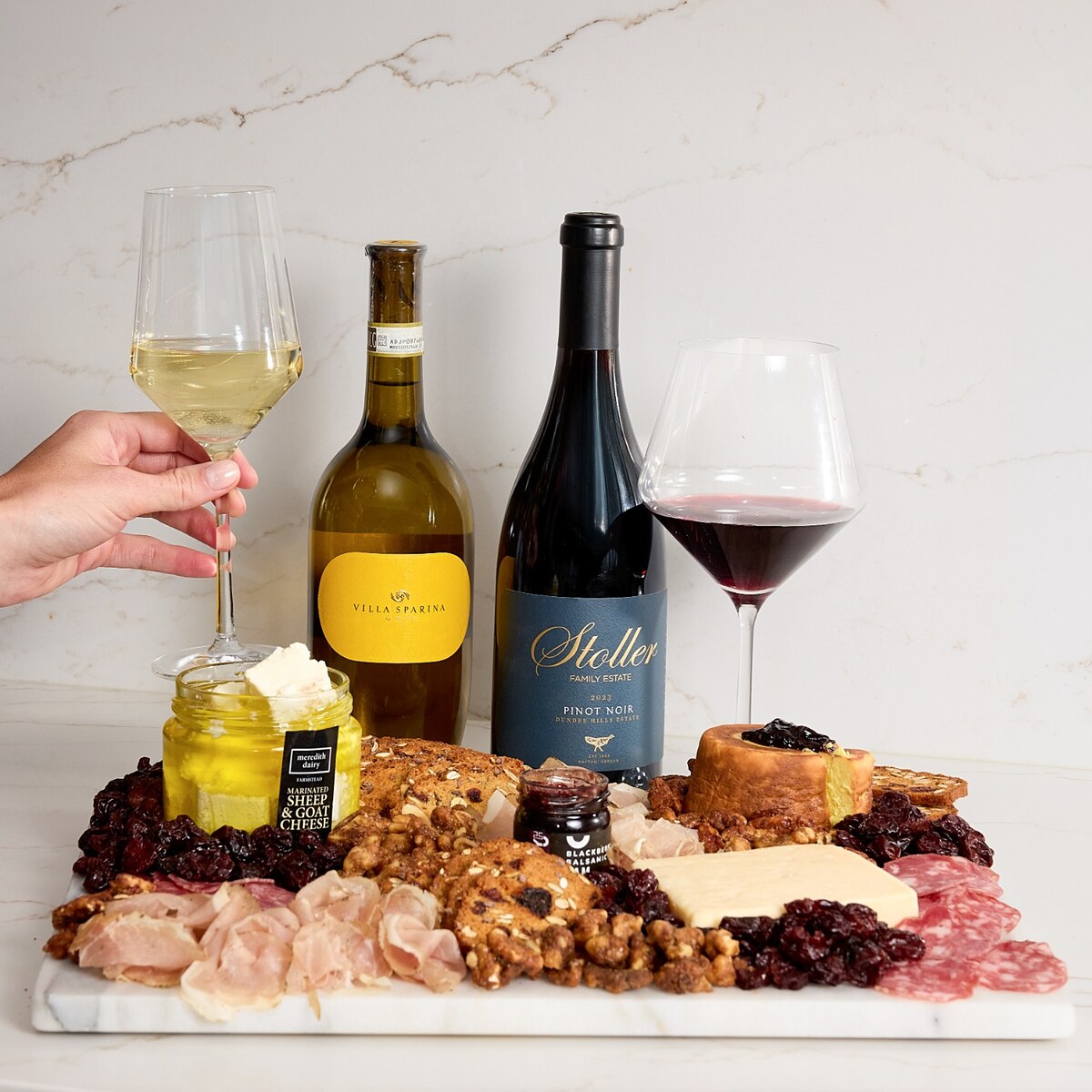 Monger's Charcuterie, Willamette Pinot, and Italian Gavi