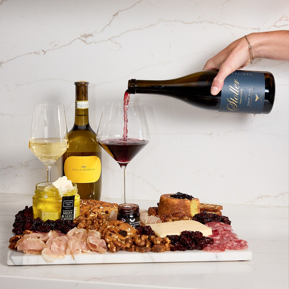 Monger's Charcuterie, Willamette Pinot, and Italian Gavi
