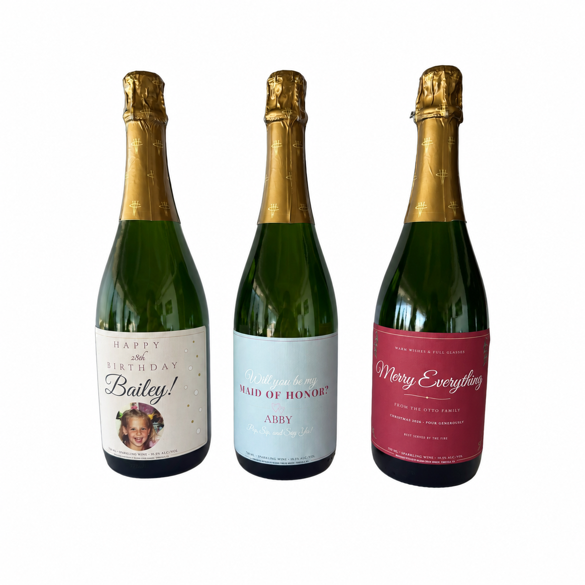 Bubbles With Your Own Label
